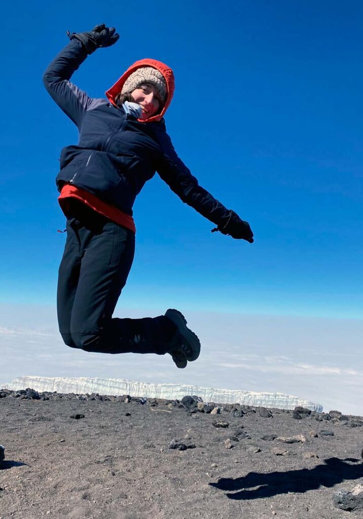 Ana Pinos en la Xperiencia Kilimanjaro