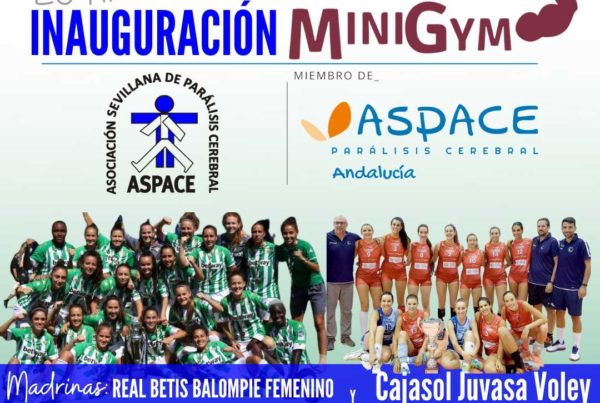 Inauguración Minigym en Aspace Sevilla